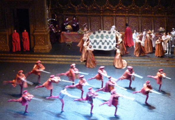 Ballet de l'péra de Paris, danseurs avec épées